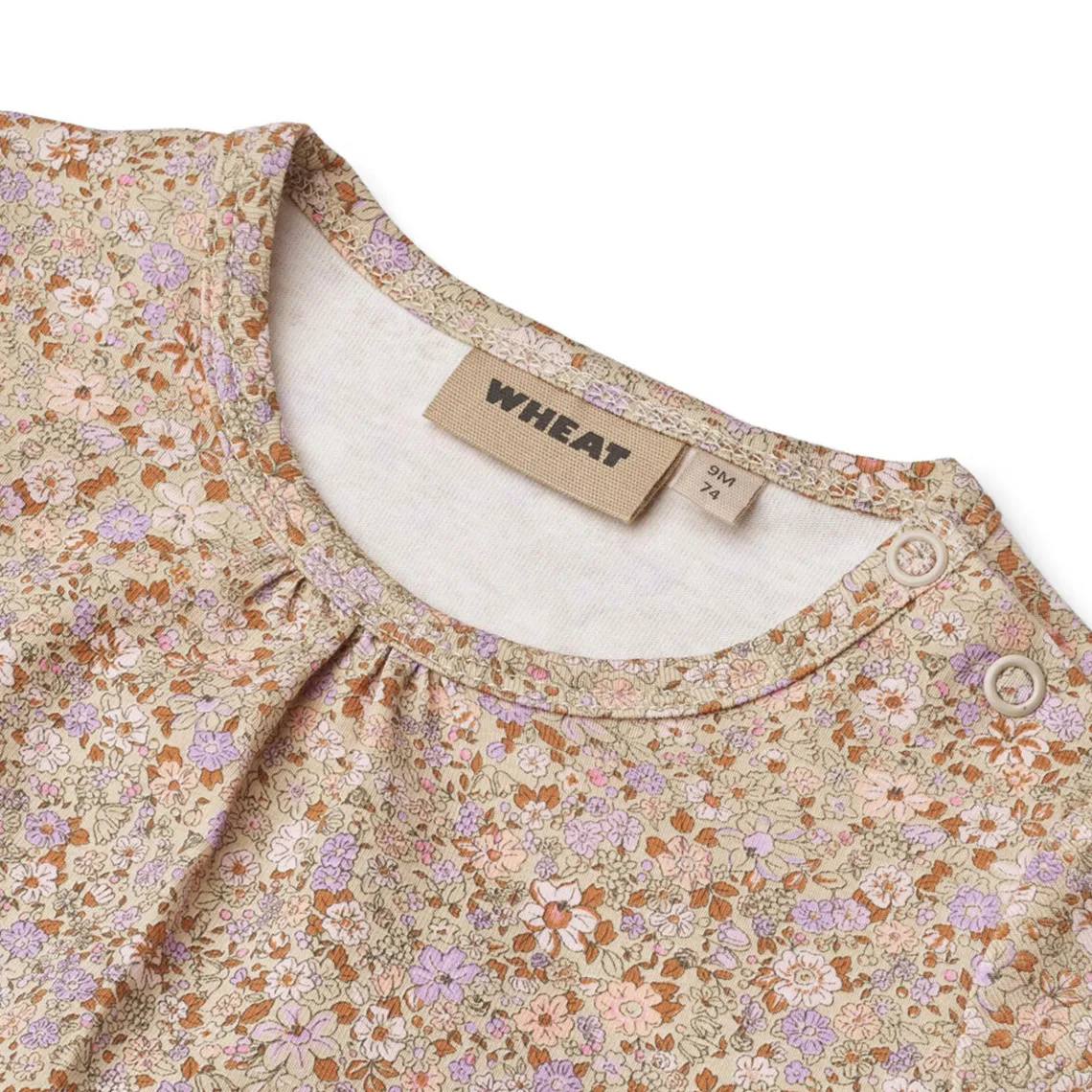 LIV BODYSTOCKING M/LANGE ÆRMER | LILAC FLOWER MEADOW