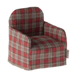 LÆNESTOL TIL MUS 7,5X6,5 CM | RØD