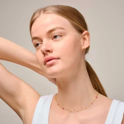 LOLA BOLD HALSKÆDE FORGYLDT | RAINBOW