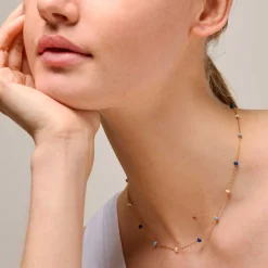 LOLA BOLD HALSKÆDE FORGYLDT | MARINE