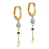 LOLA BOLD HOOPS FORGYLDT | MARINE