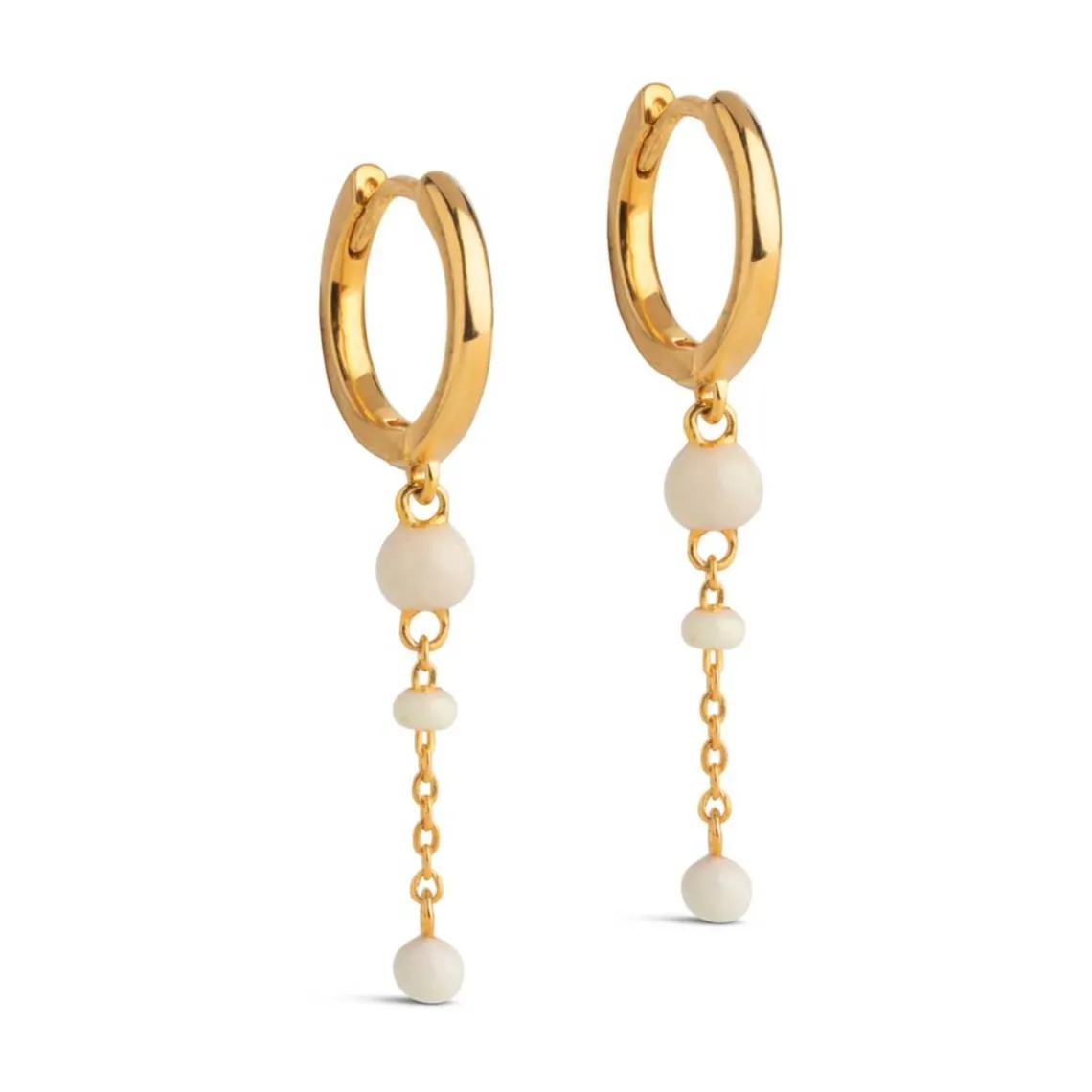 LOLA BOLD HOOPS FORGYLDT | DAISY