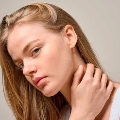 LOLA ØRERINGE FORGYLDT | BLUSH