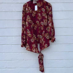 LOLA SHIRT | DARK RED