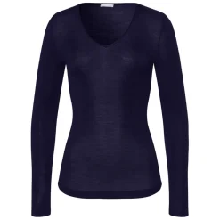 LS T-SHIRT M/V HALS | NIGHT BLUE