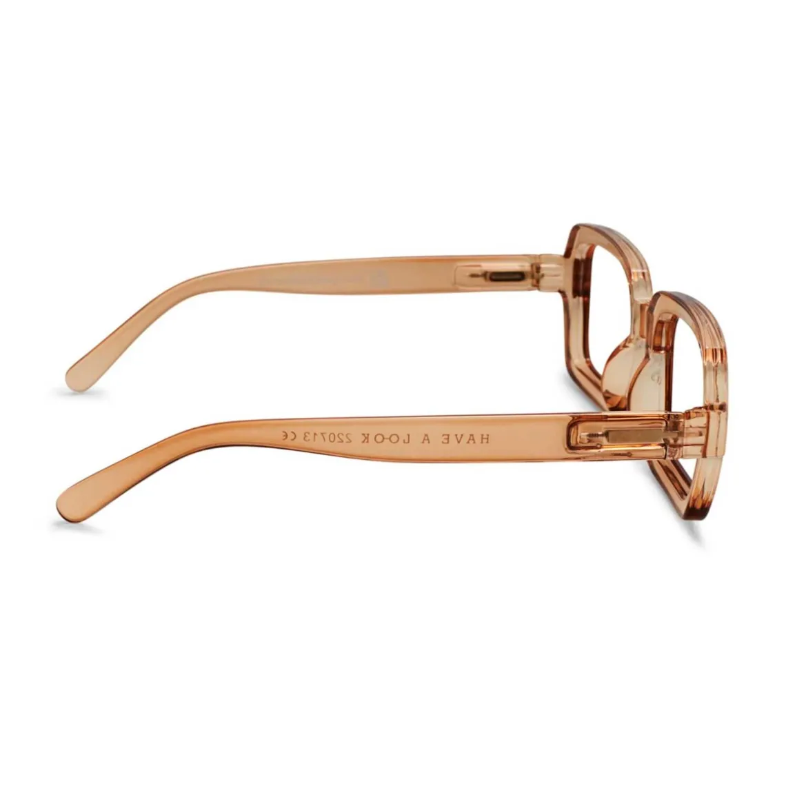 LÆSEBRILLER - SQUARE | BROWN SUGAR