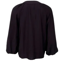 LUISA RAGLAN BLOUSE | BLACK
