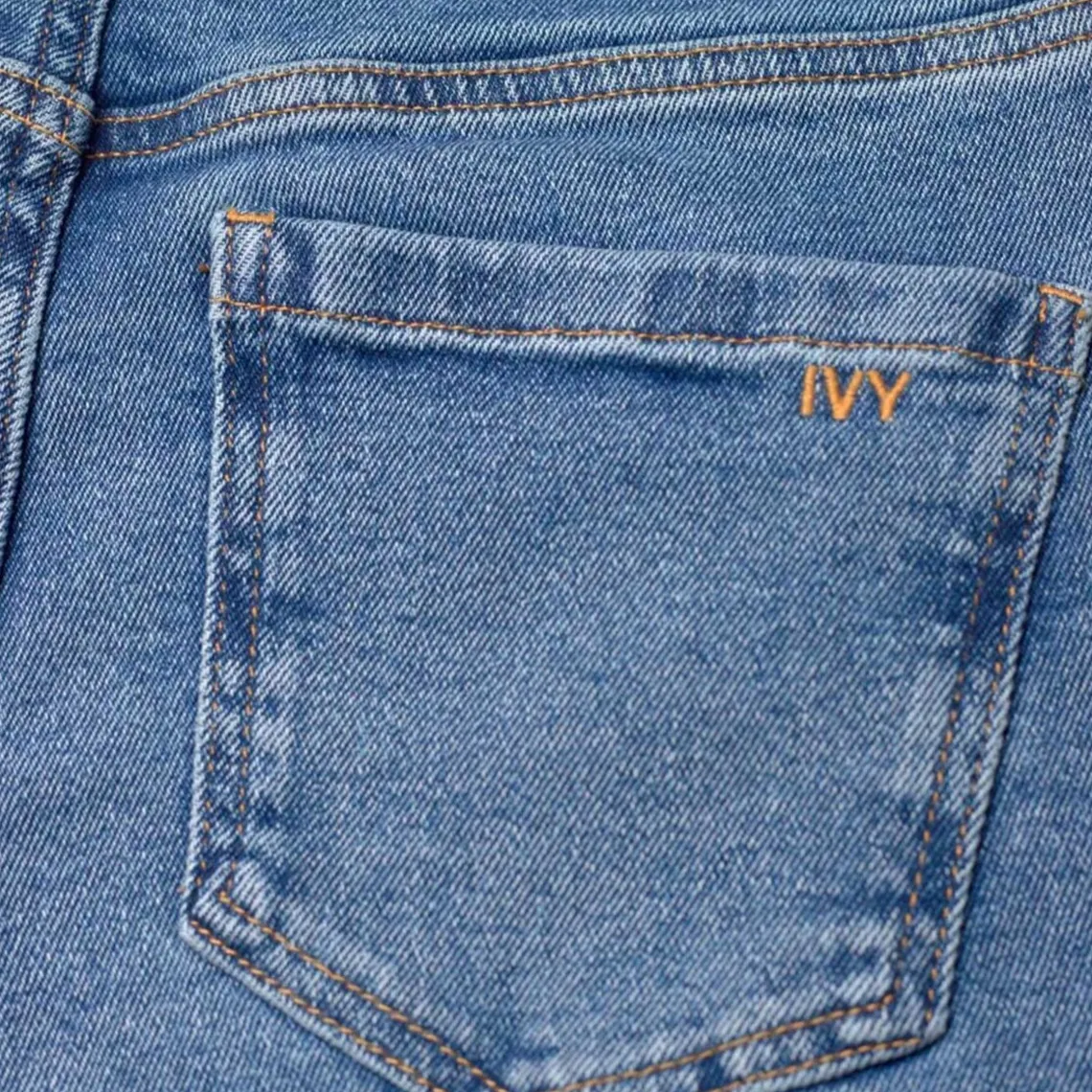 LULU JEANS SPLIT WASH VIGO | DENIM BLUE