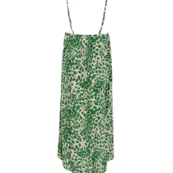 LUNA SHORT BOHO STRAPDRESS | GREEN LEO