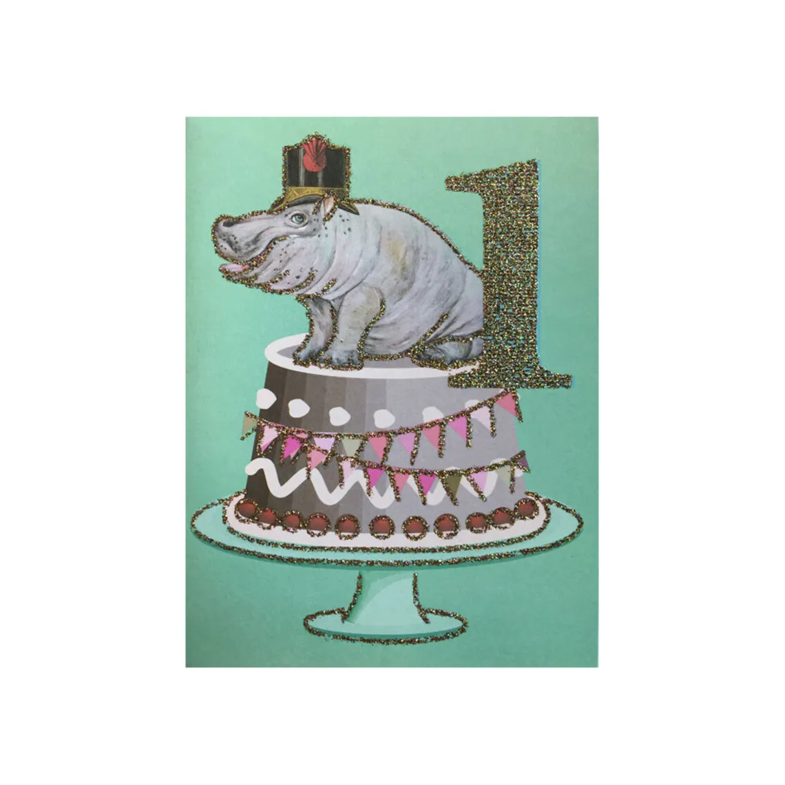 LYKØNSKNINGSKORT 13X9 CM | 1 YEAR