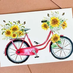 LYKØNSKNINGSKORT 13X9 CM | BICYCLE