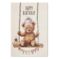 LYKØNSKNINGSKORT 13X9 CM | HAPPY BIRTHDAY 352