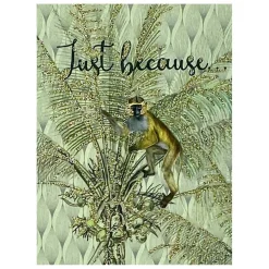 LYKØNSKNINGSKORT 13X9 CM | JUST BECAUSE