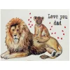 LYKØNSKNINGSKORT 13X9 CM | LOVE YOU DAD