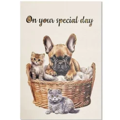 LYKØNSKNINGSKORT 13X9 CM | ON YOUR SPECIAL DAY