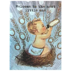 LYKØNSKNINGSKORT 13X9 CM | WELCOME