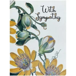 LYKØNSKNINGSKORT 13X9 CM | WITH SYMPATHY