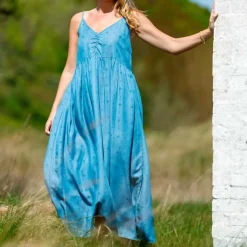 LYRA STRAPDRESS | DENIM BLUE