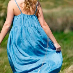 LYRA STRAPDRESS | DENIM BLUE