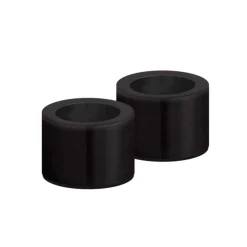 LYSESTAGE - 2 STK. 3,2X2,3 CM | MAT SORT