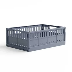 MADE CRATE MAXI 48X34X17 CM | BLUE GREY