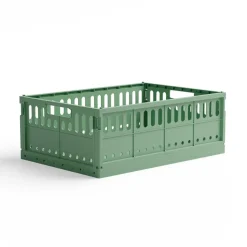 MADE CRATE MAXI 48X34X17 CM | GREEN BEAN GREEN