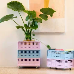 MADE CRATE MAXI 48X34X17 CM | ICE CUBE BLUE