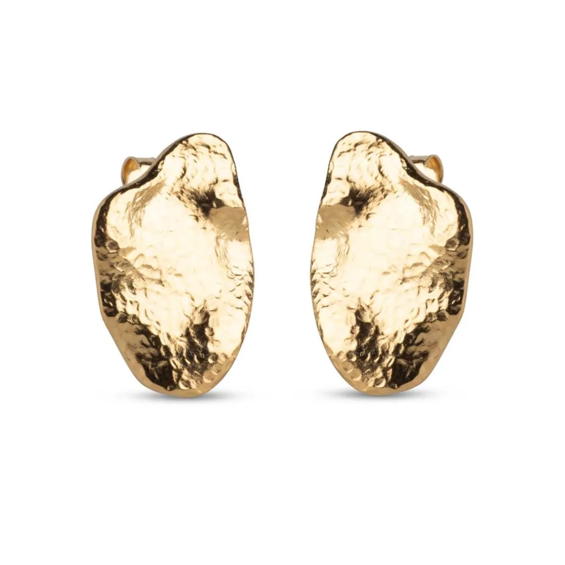MAIA LARGE ØRERINGE | FORGYLDT