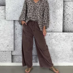 MAIDIS BUKSER | BROWN