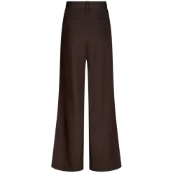 MALBA POPLIN PANTS | DARK BROWN