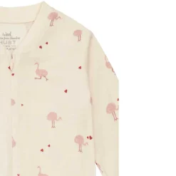 MANU ZIP OSTRICH SPARKEDRAGT | OFF WHITE