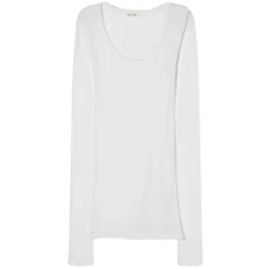 MASSACHUSETTS LANGÆRMET BLUSE | HVID