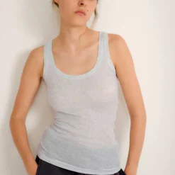 MASSACHUSETTS TOP | GRÅ MELANGE