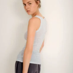 MASSACHUSETTS TOP | GRÅ MELANGE