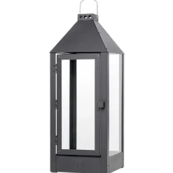 MAXI LANTERNE SORT 22,5X22,5X60 CM