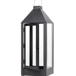 MAXI LANTERNE SORT 22,5X22,5X60 CM