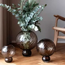 MEADOW SWIRL VASE - LARGE | TOPAZ