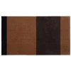 MÅTTE STRIPES HORIZONT 67X120 | BRUN/COGNAC