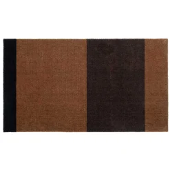 MÅTTE STRIPES HORIZONT 67X120 | BRUN/COGNAC