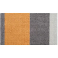 MÅTTE STRIPES HORIZONTAL 60X90 | DIJON/GRÅ