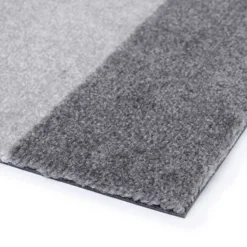 MÅTTE STRIPES HORIZONTAL 40X60 | GRÅ/STEEL