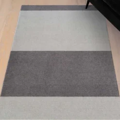 MÅTTE STRIPES HORIZONTAL 40X60 | GRÅ/STEEL