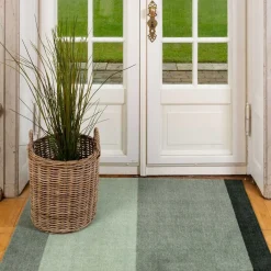 MÅTTE STRIPES HORIZONTAL 60X90 | GRØN