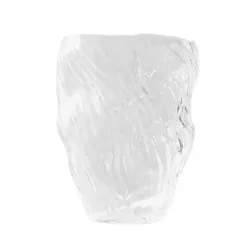 MUD VASE H25XØ16 CM - KLAR