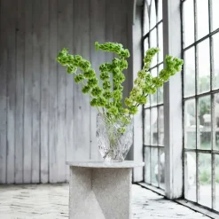 MUD VASE H25XØ16 CM - KLAR