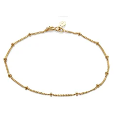 NALA ARMBÅND M/SMÅ KUGLER | FORGYLDT