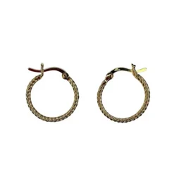 NAOMI HOOP ØRERINGE | FORGYLDT