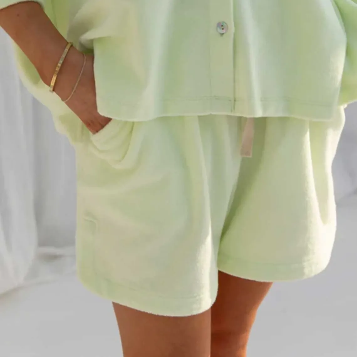 NARAM GYM SHORTS | LEMON SORBET