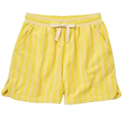 NARAM GYM SHORTS | PRISTINE/NEON YELLOW