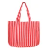 NELLA CANVAS BAG | RED/ROSE
